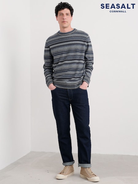 Seasalt Cornwall Blue Notebook Jumper (Y98431) | € 121