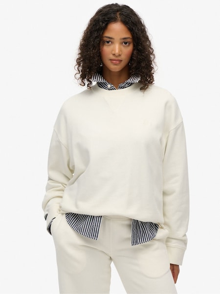 Superdry White Studios Crew Neck Sweatshirt (Y98529) | €58