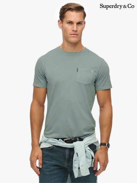 Superdry Green Classic Essential Pocket T-Shirt (Y98539) | 114 QAR