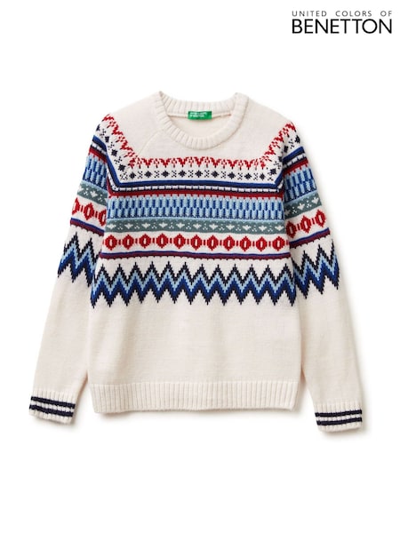 Fairisle Pattern Knitted Jumper (Y98744) | 57 €