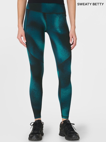 Sweaty Betty Green Full Length Power Workout Leggings (Y99564) | €112