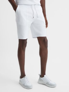 Reiss Norton Textured Jersey Drawcord Shorts