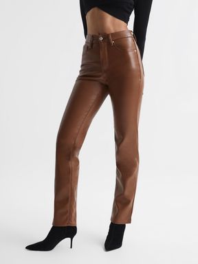 Reiss Good American Good American Better Than Leather Good Icon Pants