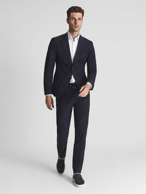 Reiss Voyage Single Breasted Technical Blazer