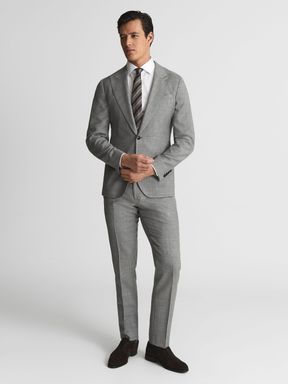 Reiss Buxley Wool Wedding Suit: Mixer Trousers