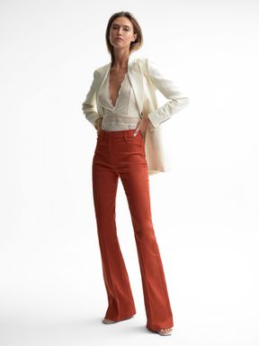 Reiss Florence High Rise Flared Trousers