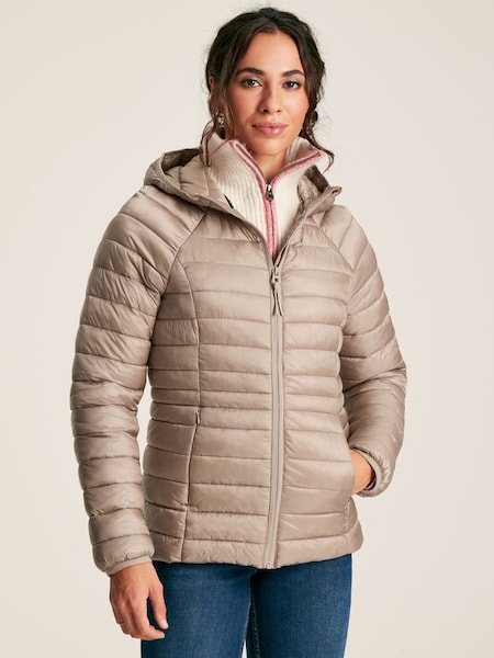 Bramley Silver Tone Showerproof Packable Padded Coat (106102) | £41