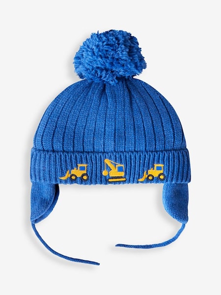 Boys' Digger Appliqué Hat in Cobalt (124970) | £16.50