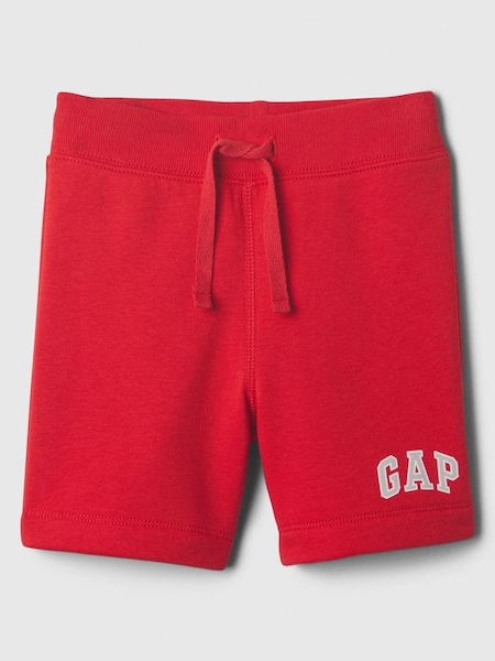 Red Pull On Logo Baby Jogger Shorts (Newborn-5yrs) (137891) | £10