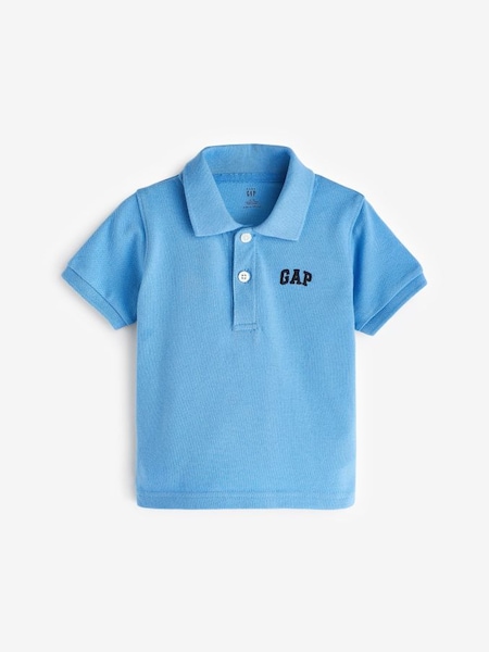 Blue Logo Polo Short Sleeve Shirt (Newborn-5yrs) (138084) | £10