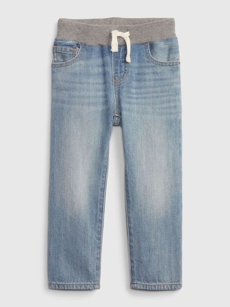 Light Wash Blue Elasticated Slim Washwell Jeans (6mths-5yrs) (138128) | £20