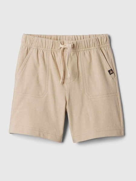 Natural Brannan Bear Pull On Shorts (Newborn-5yrs) (138316) | £6