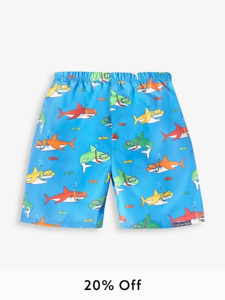 Blue Swim Shorts with Integral Nappy (139002) | £18