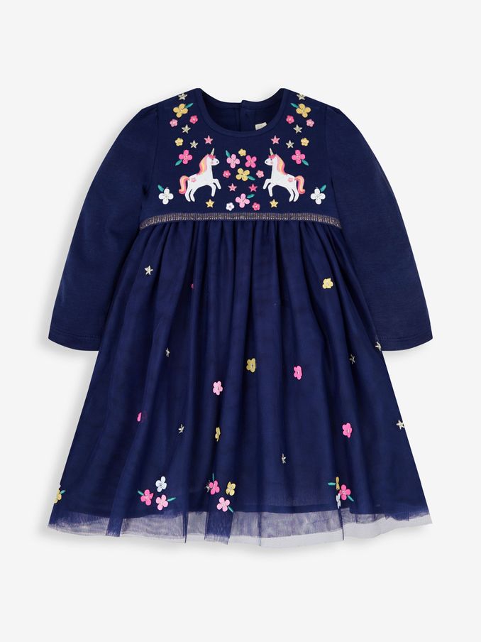 Girls Embroidered Dresses JoJo Maman B b