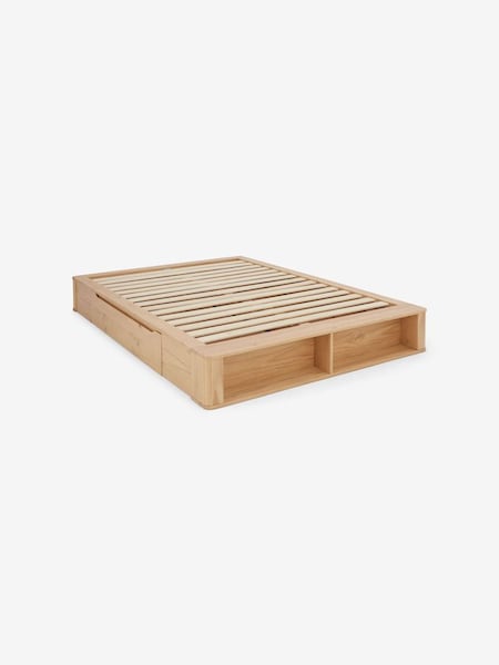 Kano Platform Storage Bed in Oak (150361) | £629 - £829