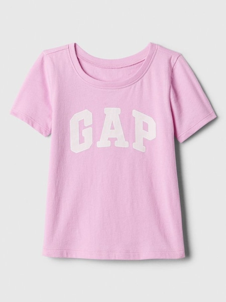 Pink Logo Short Sleeve Crew Neck T-Shirt (Newborn-5yrs) (154371) | £8