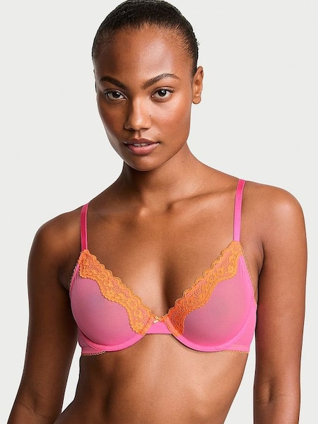 Hollywood Pink Unlined Demi Bra (162241) | £29