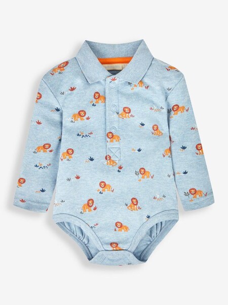 Blue Boys' Lion Polo Shirt Baby Body (163986) | £13.50
