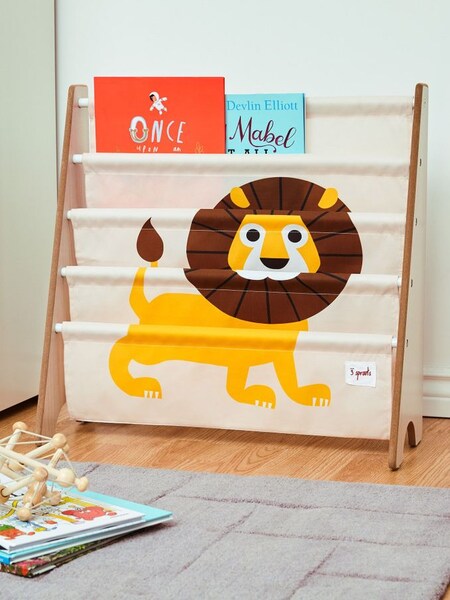 3 Sprouts Book Rack - Yellow Lion (164682) | £51