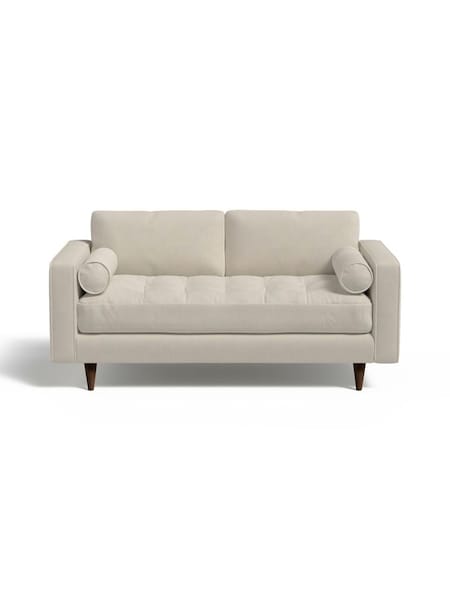 Scott 2 Seater Sofa in Cotton Weave Pebble Grey (171374) | £1,075