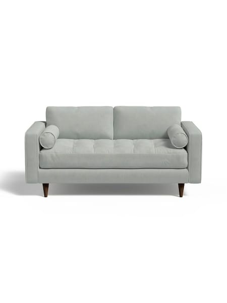 Scott 2 Seater Sofa in Cotton Weave Mineral Blue (171528) | £1,075