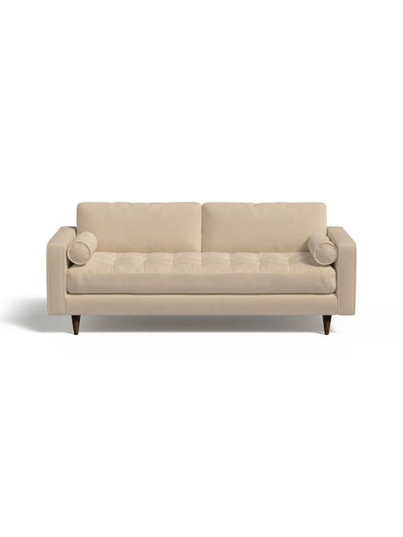 Scott 3 Seater Sofa in Cotton Weave Oatmeal (171542) | £1,175
