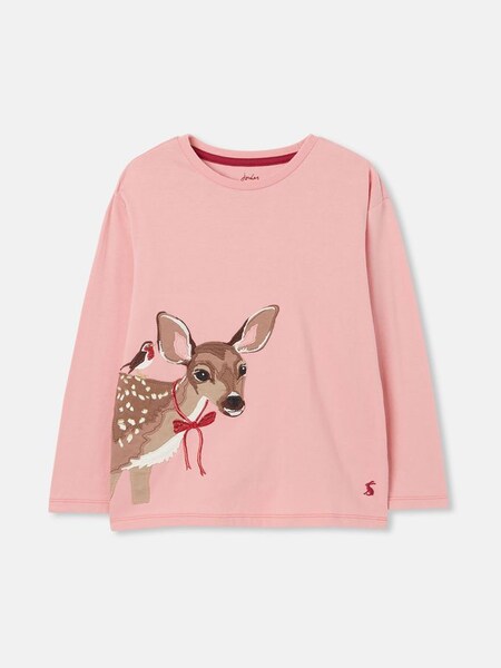 Ava Pink Long Sleeve Artwork T-Shirt (173746) | £9 - £10