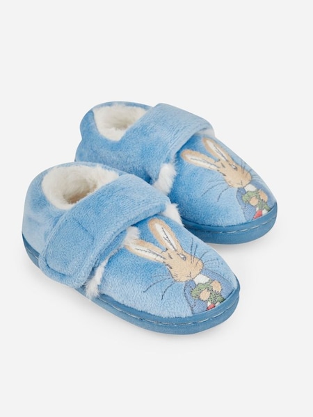 Blue Girls' Peter Rabbit Easy On Slippers (173850) | £17.50