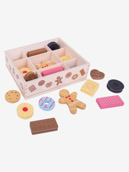 Bigjigs Box of Wooden Biscuits (176412) | £18