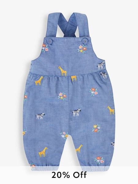 Chambray Embroidered Dungarees (179938) | £25