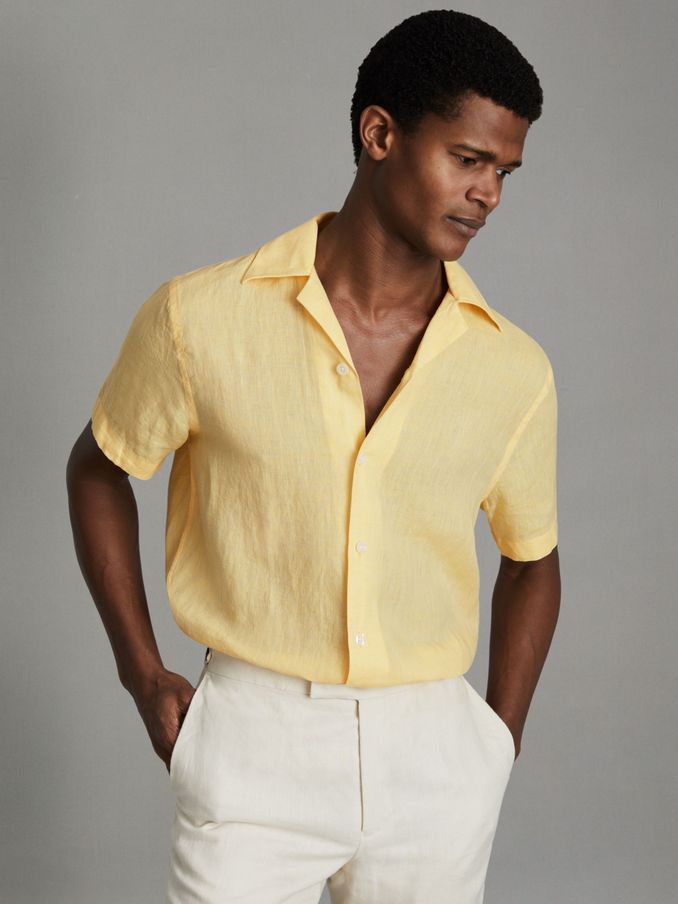 Reiss shop yellow top