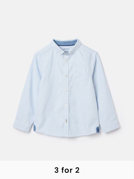 Oxford Blue Long Sleeve Striped Oxford Shirt (184330) | £22.95 - £25.95