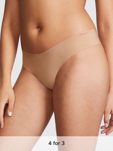 Praline Nude Thong No Show Knickers (189431) | £9