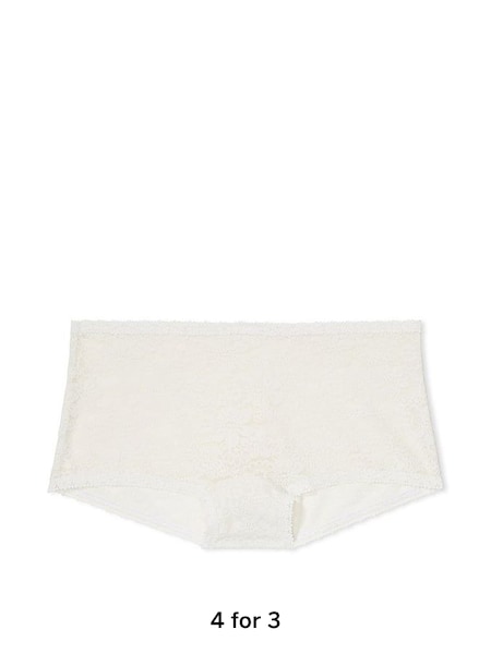 Coconut White Lace Short Knickers (189790) | £9