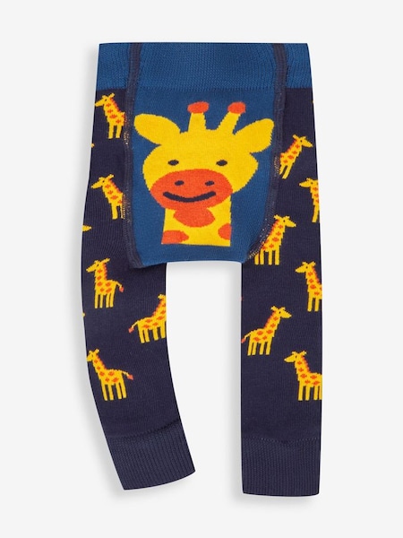 Navy Blue Giraffe Extra Thick Leggings (208029) | £8