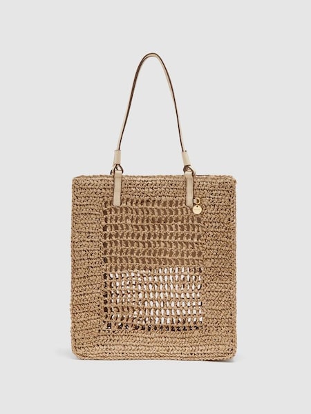 Woven Tote Bag in Natural (214919) | £128