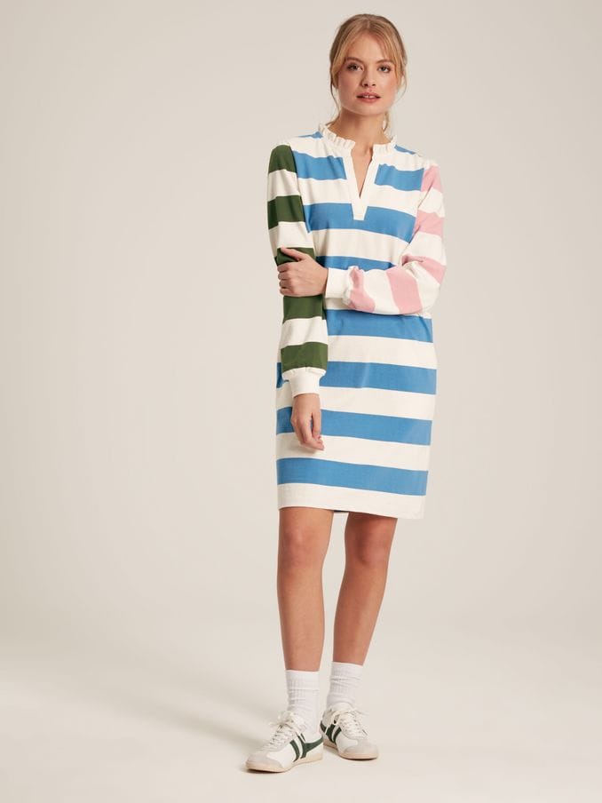 Joules zoey online stripe dress
