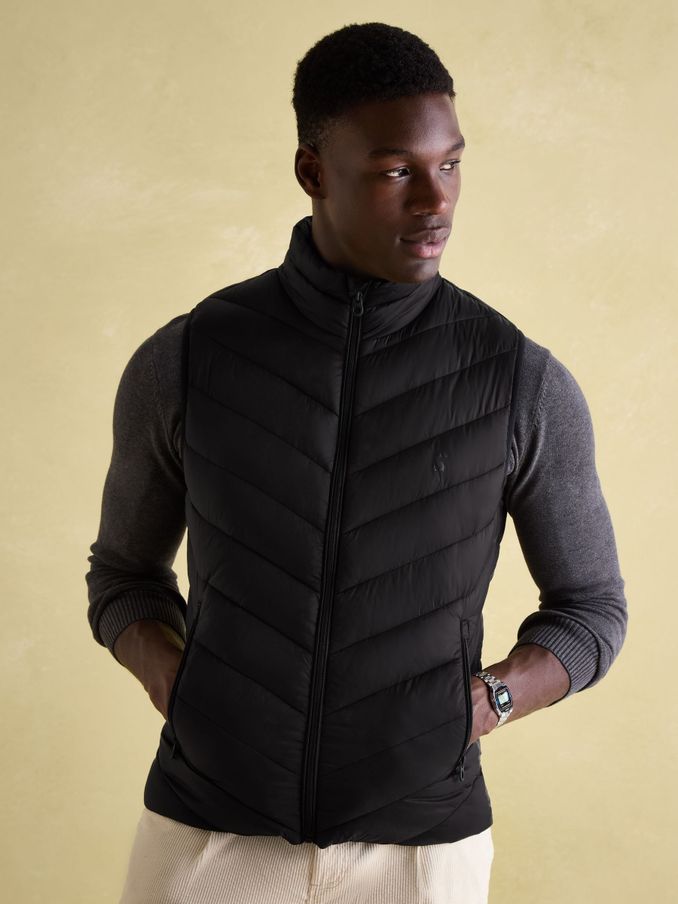 Joules mens gilet sale online