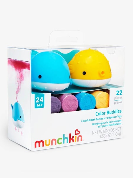 Munchkin Colour Buddies Moisturising Bath Bombs & Dispenser Toys (237071) | £10