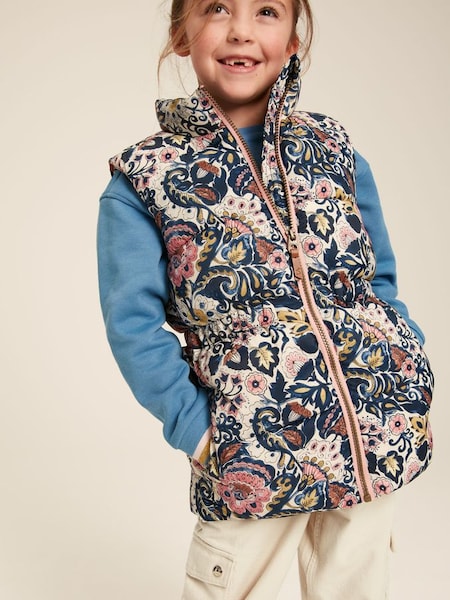Willow Paisley Print Padded Gilet (237148) | £49.95 - £54.95