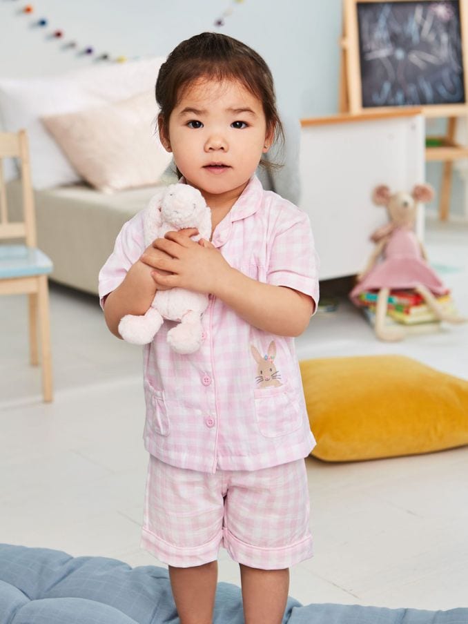 Girls woven sales pyjamas