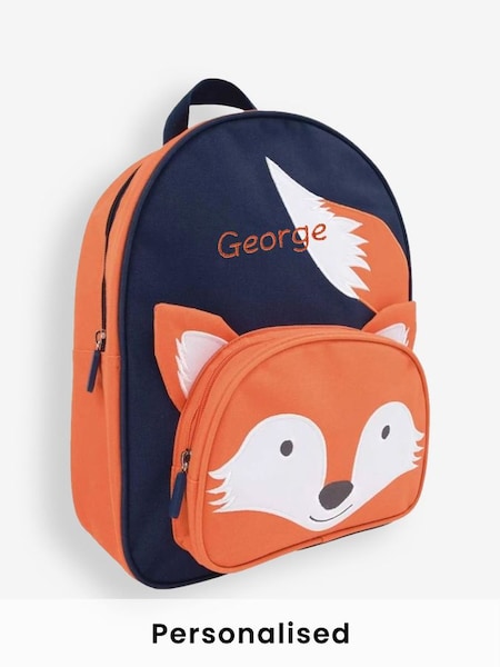 Personalised Fox Backpack in Orange (303445) | £28