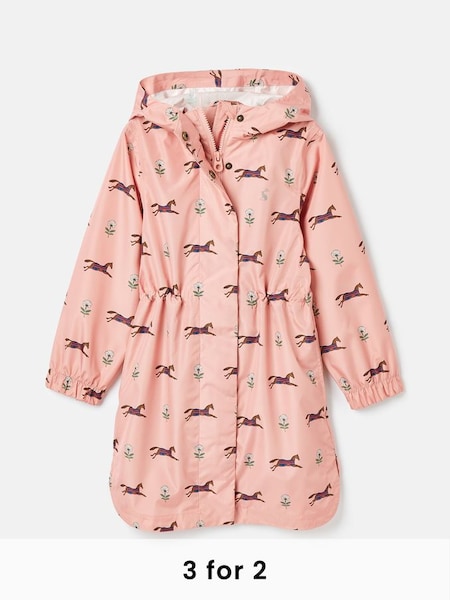 Rainford Pink Horse Waterproof Packable Raincoat With Hood (322532) | £34.95 - £37.95