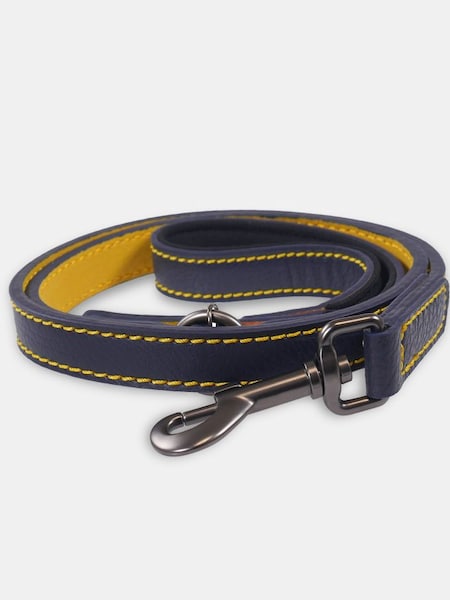 Navy Leather Pet Lead (326933) | £9