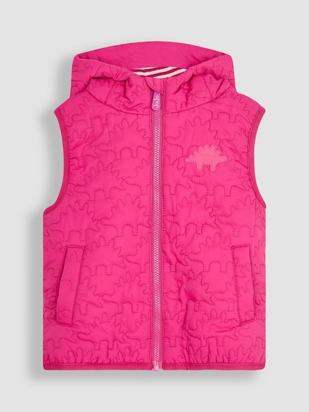 Quilted Puffer Gilet in Fuchsia (331571) | £35.50
