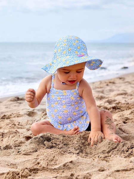 Blue Lemon Swimsuit With Integral Nappy (331785) | £19