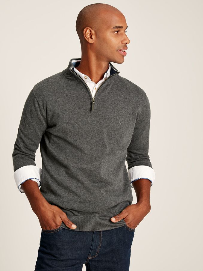 Men s Zip Neck Jumpers Joules