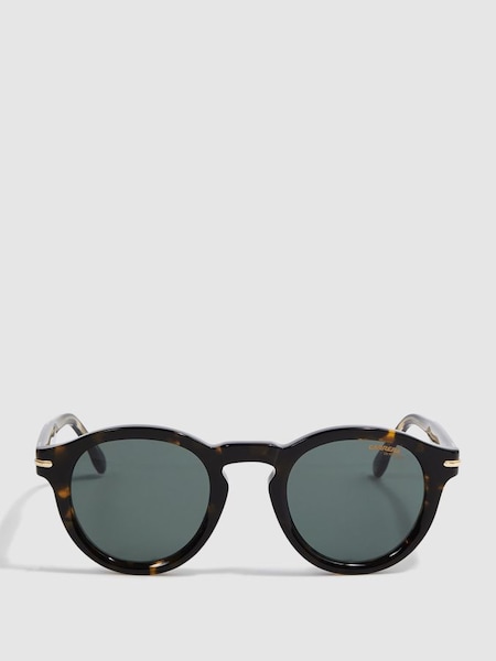 Carrera Eyewear Round Tortoiseshell Sunglasses in Tortoise (336579) | £125