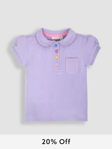 Lilac Pretty Polo Shirt (338314) | £14