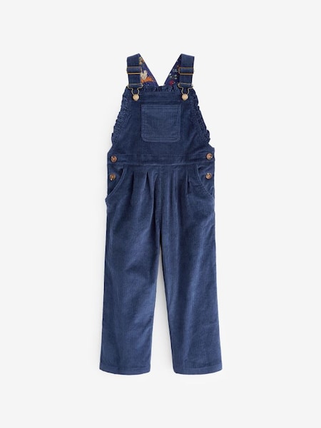 Angelina Navy Blue Cord Dungarees (353315) | £19 - £22